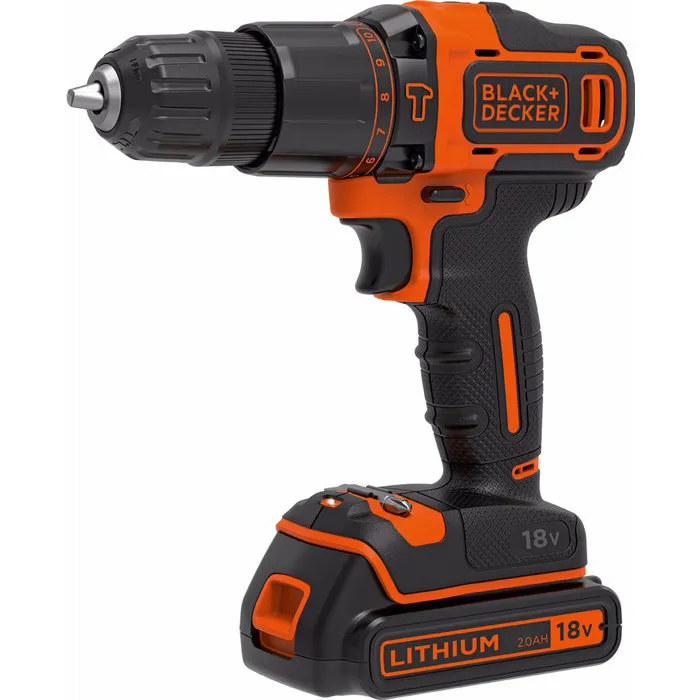 Black & Decker Black & Decker Accu boor/schroefmachine BDC718AS2F met 80 accessoires in koffer