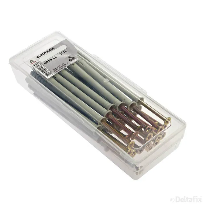 Deltafix Deltafix Nagelpluggen 6x80mm 35 stuks
