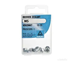 Deltafix Deltafix Moeren zeskant M5 15 stuks