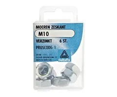 Deltafix Deltafix Moeren zeskant M10 6 stuks