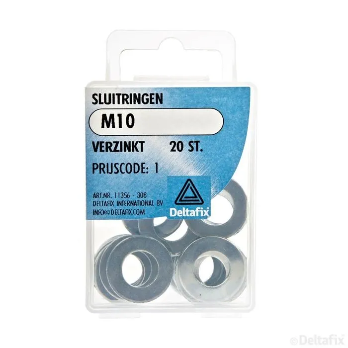 Deltafix Deltafix Sluitringen M10 x 20mm 20 stuks