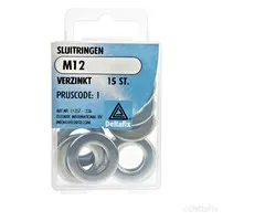 Deltafix Deltafix Sluitringen M12 x 24mm 15 stuks