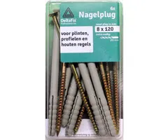Deltafix Deltafix Nagelpluggen 8x120mm 6 stuks