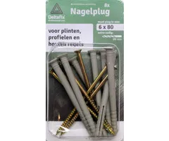Deltafix Deltafix Nagelpluggen 6x80mm 8 stuks