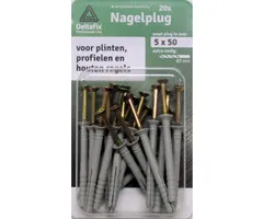 Deltafix Deltafix Nagelpluggen 5x50mm 20 stuks