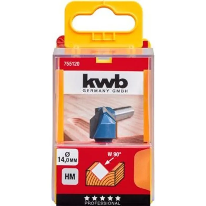 KWB KWB V-Vingerfrees 14mm in cassette