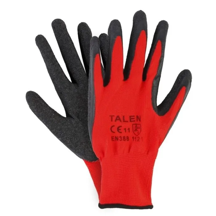 Talen-Tools Werkhandschoenen XL Rood/Zwart WH52