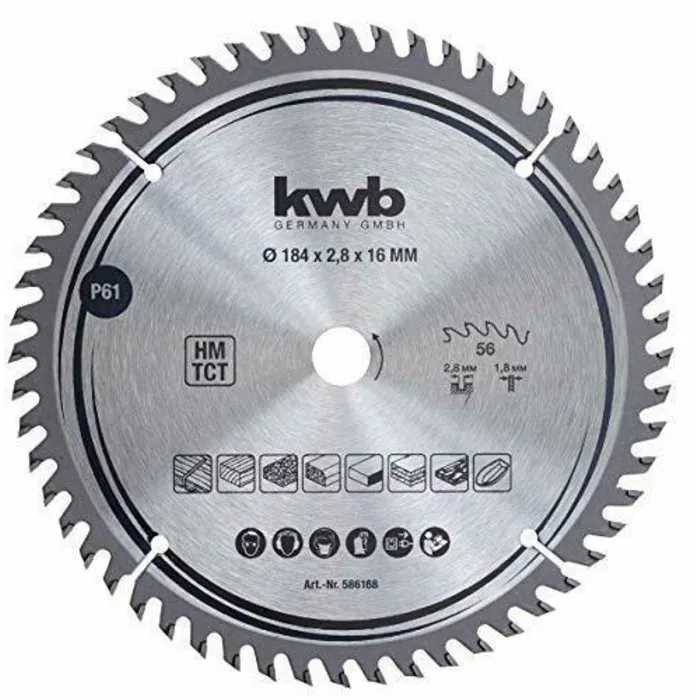 KWB KWB zaagblad 184x16 mm 56 Tands