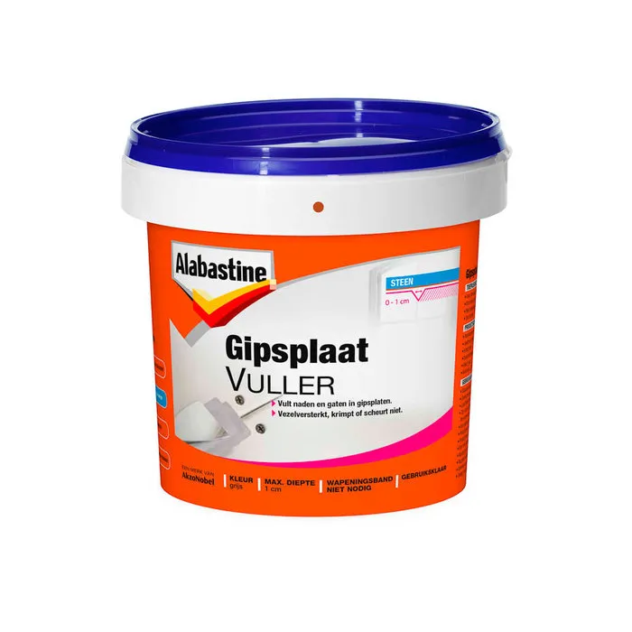 Alabastine Gipsplaatvuller 1L (kant en klaar)