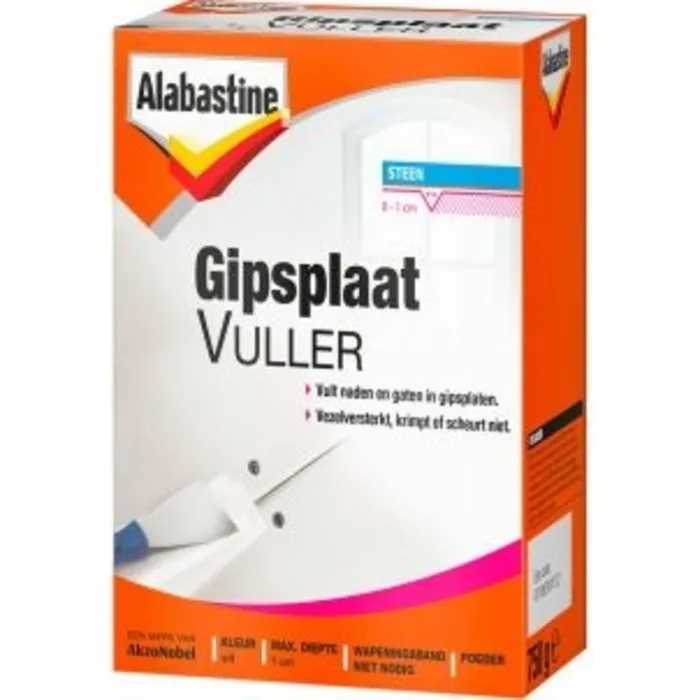 Alabastine Alabastine Gipsplaatvuller (poeder) 2KG