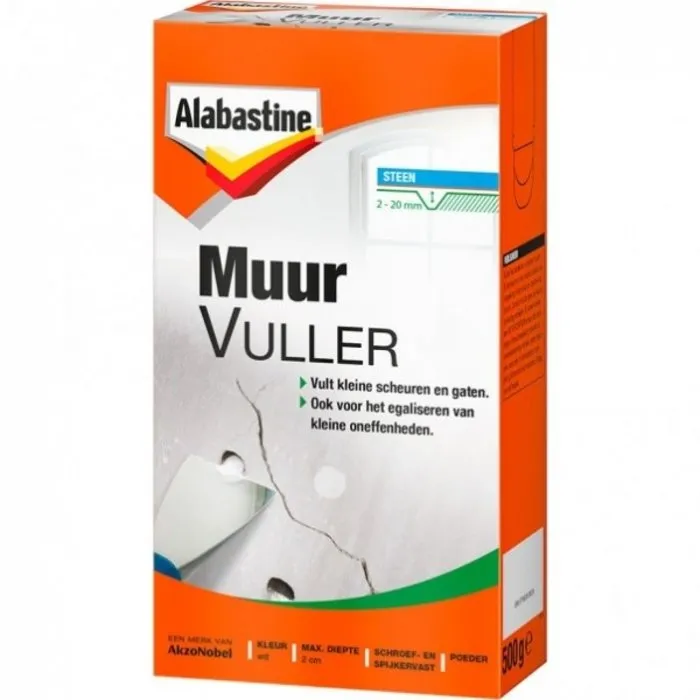 Alabastine Alabastine Muurvuller voor steen (poeder)2 kg