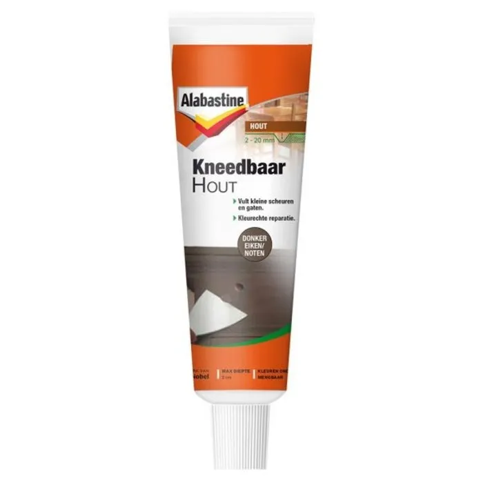 Alabastine Alabastine Kneedbaar Hout (Donker eiken/Noten - 75gr.)