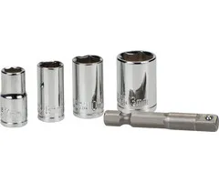 KWB KWB Dopsleutelset met adapter, 5-delig