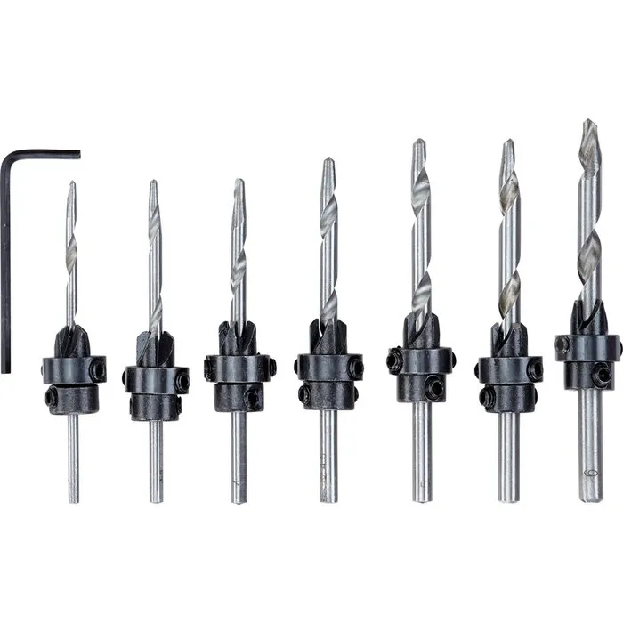 KWB KWB Verzinkborenset 8-delig