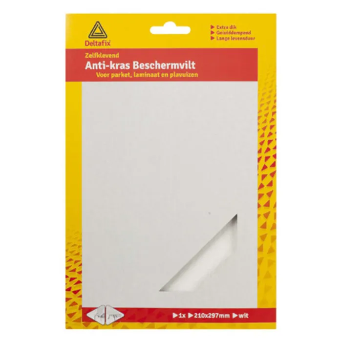 Deltafix Deltafix Anti-krasvilt A4 Formaat Zelfklevend Wit