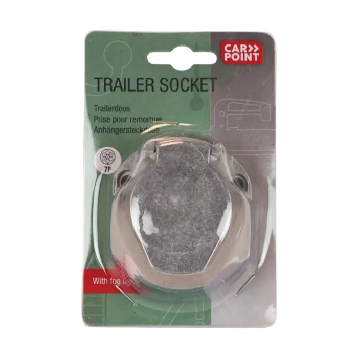 Carpoint Carpoint stekkerdoos metaal 7-polig