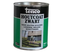 Tenco Tenco Houtcoat Zwart - 1 liter