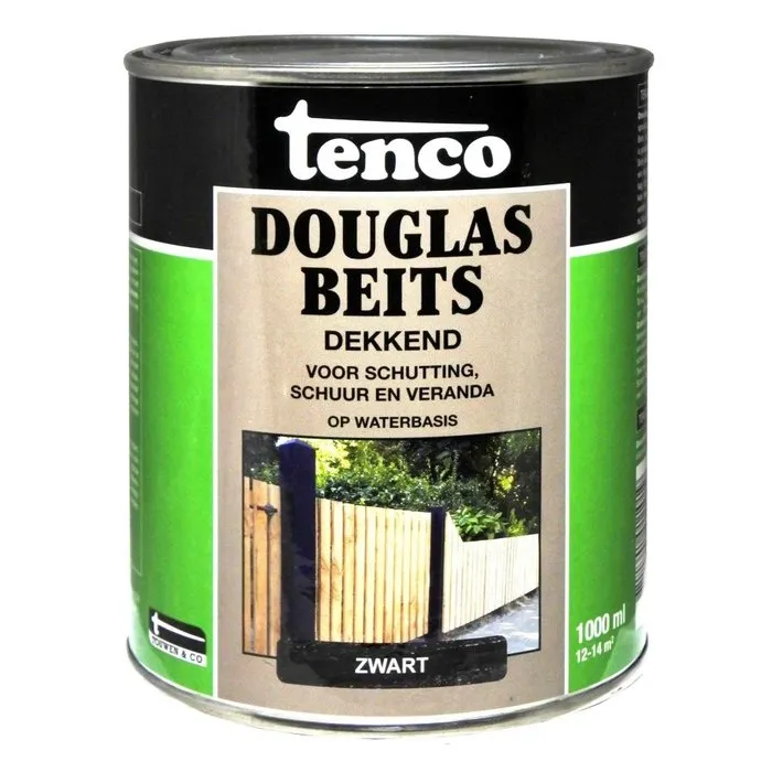 Tenco Tenco Douglas Beits Dekkend Zwart - 1 liter
