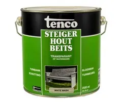Tenco Tenco Steigerhoutbeits Whitewash - 2,5 Liter