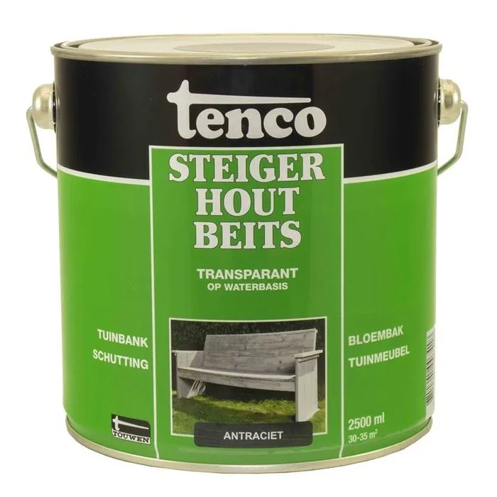 Tenco Tenco Steigerhoutbeits Antraciet - 2,5 Liter