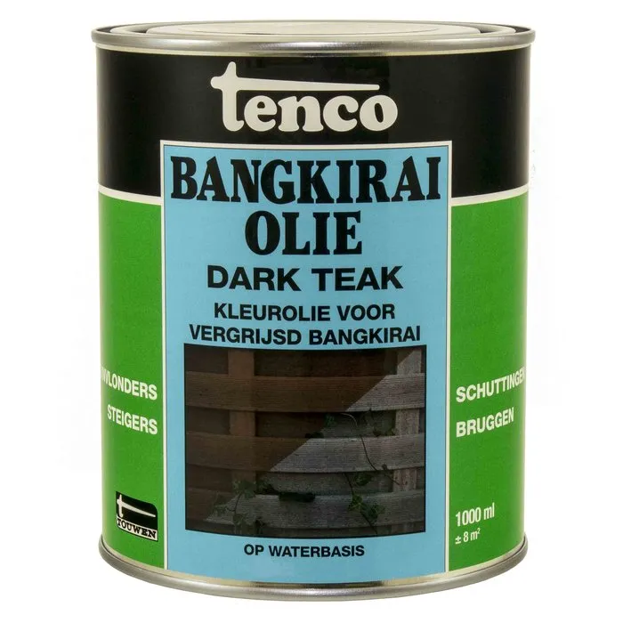 Tenco Tenco Bangkirai Olie Dark Teak - 1 liter