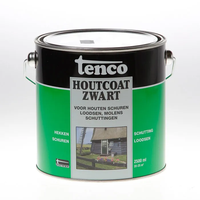 Tenco Tenco Houtcoat Zwart - 2,5 liter
