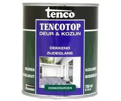 Tenco Tencotop Deur & Kozijn Dekkend Zijdeglans Donkergroen - 750 ml