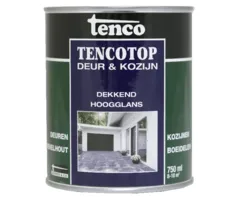 Tenco Tencotop Deur & Kozijn Dekkend Hoogglans RAL 9001 Crème Wit - 750 ml