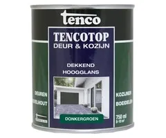 Tenco Tencotop Deur & Kozijn Dekkend Hoogglans Donkergroen - 750 ml