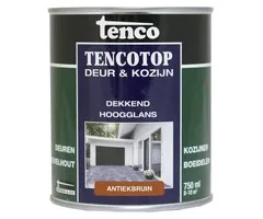 Tenco Tencotop Deur & Kozijn Dekkend Hoogglans Antiekbruin - 750 ml