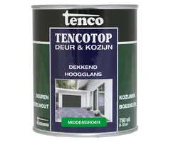 Tenco Tencotop Deur & Kozijn Dekkend Hoogglans Middengroen - 750 ml