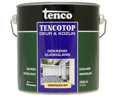 Tenco Tencotop Deur & Kozijn Dekkend Zijdeglans Gebroken Wit - 2,5 L