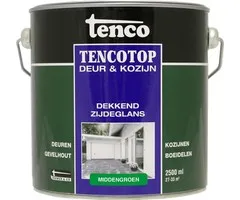 Tenco Tencotop Deur & Kozijn Dekkend Zijdeglans Middengroen - 2,5 L
