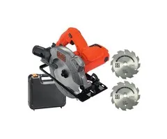 Black & Decker Black & Decker CS1250LKA Elektrisch Handcirkelzaag in koffer met 2 zaagbladen