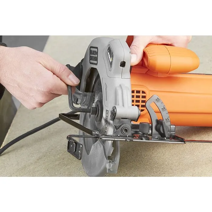 Black & Decker Black & Decker CS1250LKA Elektrisch Handcirkelzaag in koffer met 2 zaagbladen