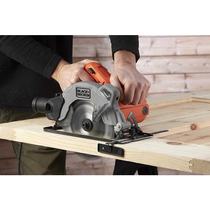 Black & Decker Black & Decker CS1250LKA Elektrisch Handcirkelzaag in koffer met 2 zaagbladen