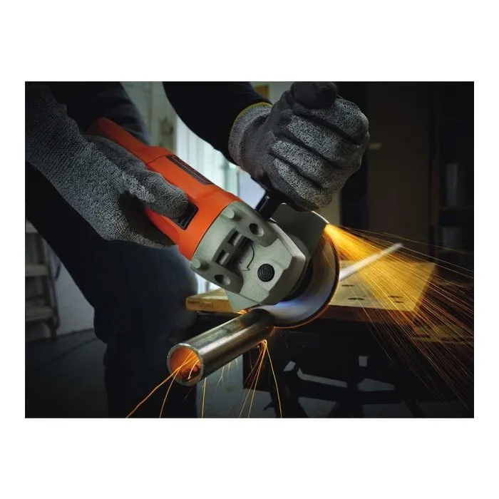 Black & Decker Black & Decker Haakse slijper 750W BEG110A3 Kit Met slijpschijven