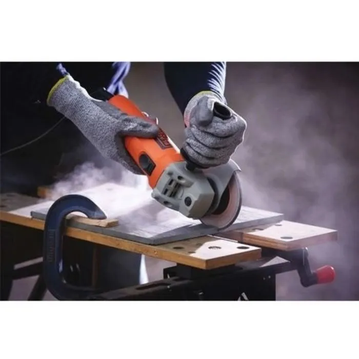 Black & Decker Black & Decker Haakse slijper 750W BEG110A3 Kit Met slijpschijven