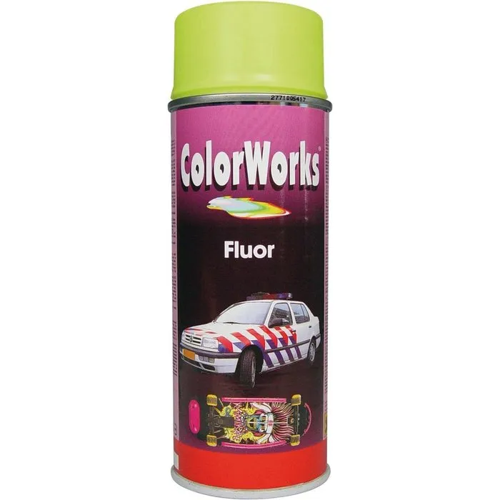 Motip Colorworks Spuitbus Fluor Yellow 400 ML