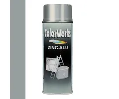 Motip Colorworks Spuitbus Zinkspray ALU-Zink - 400ML
