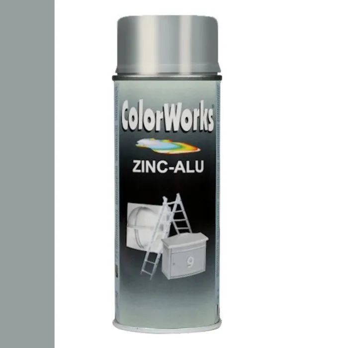 Motip Colorworks Spuitbus Zinkspray ALU-Zink - 400ML