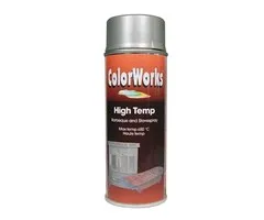 Motip Colorworks Spuitbus Hittebestendig Zilver - 400ML