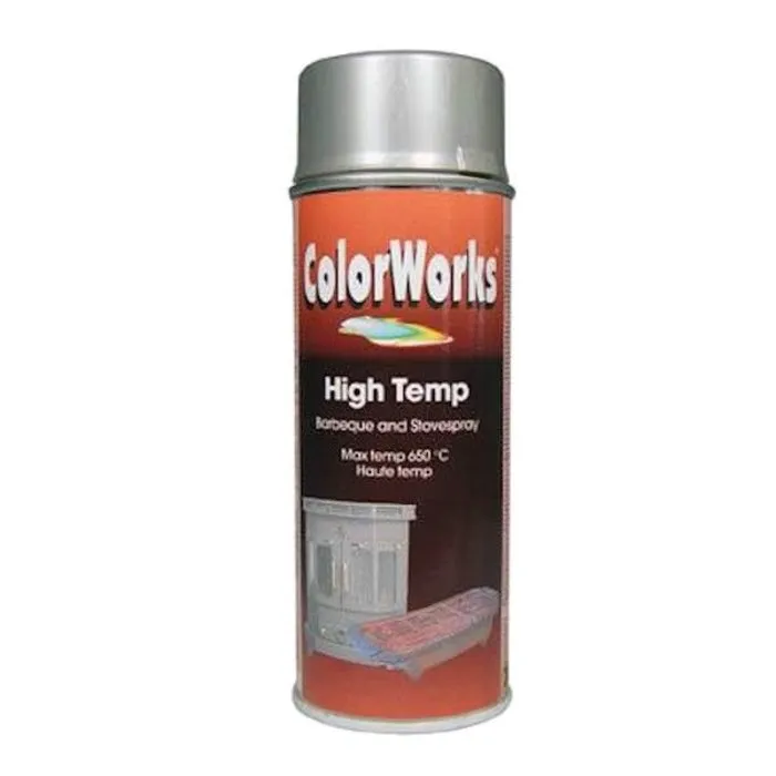Motip Colorworks Spuitbus Hittebestendig Zilver - 400ML