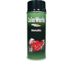 Motip Colorworks Spuitbus Metallic Black - 400ML