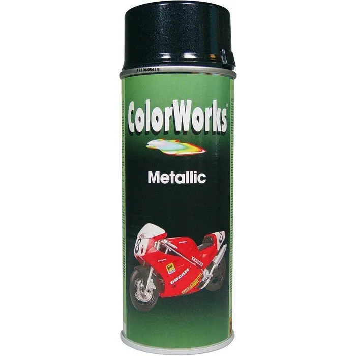 Motip Colorworks Spuitbus Metallic Black - 400ML