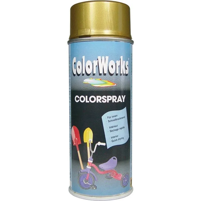 Motip Colorworks Spuitbus Colors Goud - 400ML