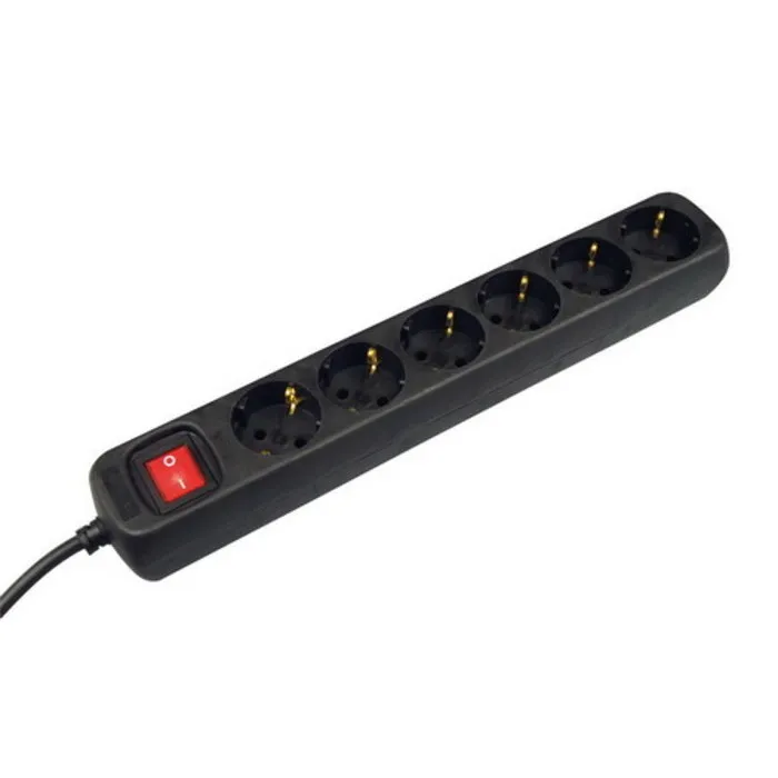 TCD 6V + RA 1,5 Meter 3x1,0mm Zwart + Schakelaar