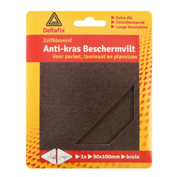 Deltafix Deltafix Anti-krasvilt 90x100mm Bruin 1 Vel