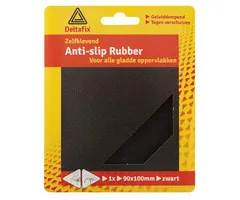 Deltafix Deltafix Anti-slip Rubber 90x100mm Zwart 1 Vel