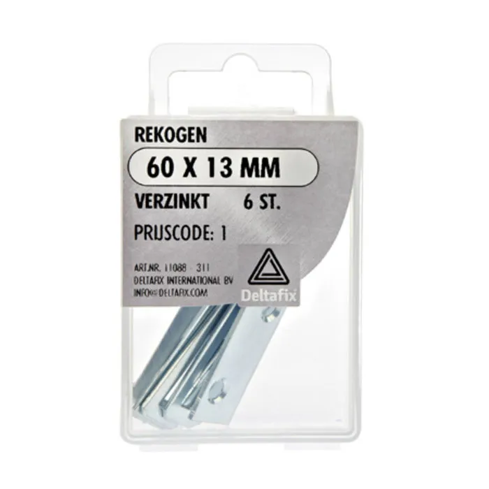 Deltafix Deltafix Rekogen verzinkt 60x13 mm 6 stuks